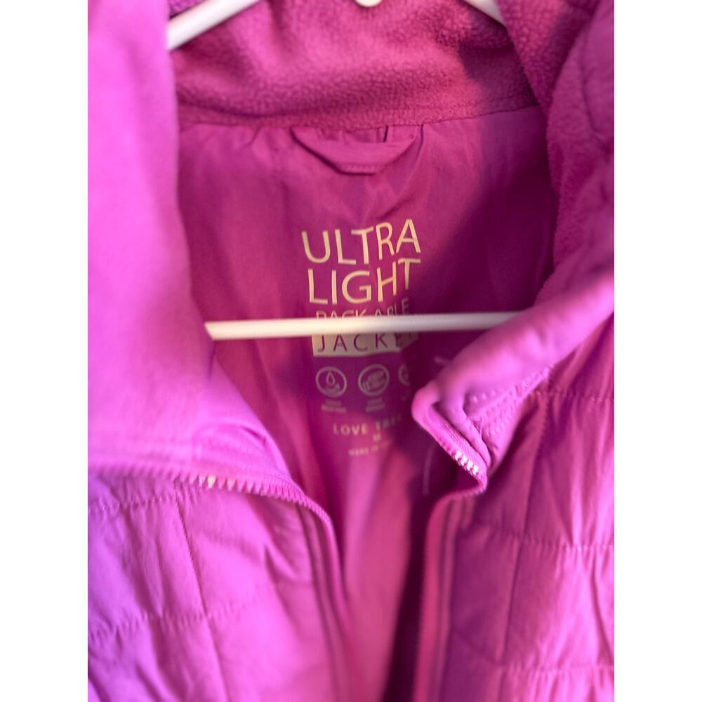 Love Tree Ultralight Packable Jacket Medium Cropp… - image 7